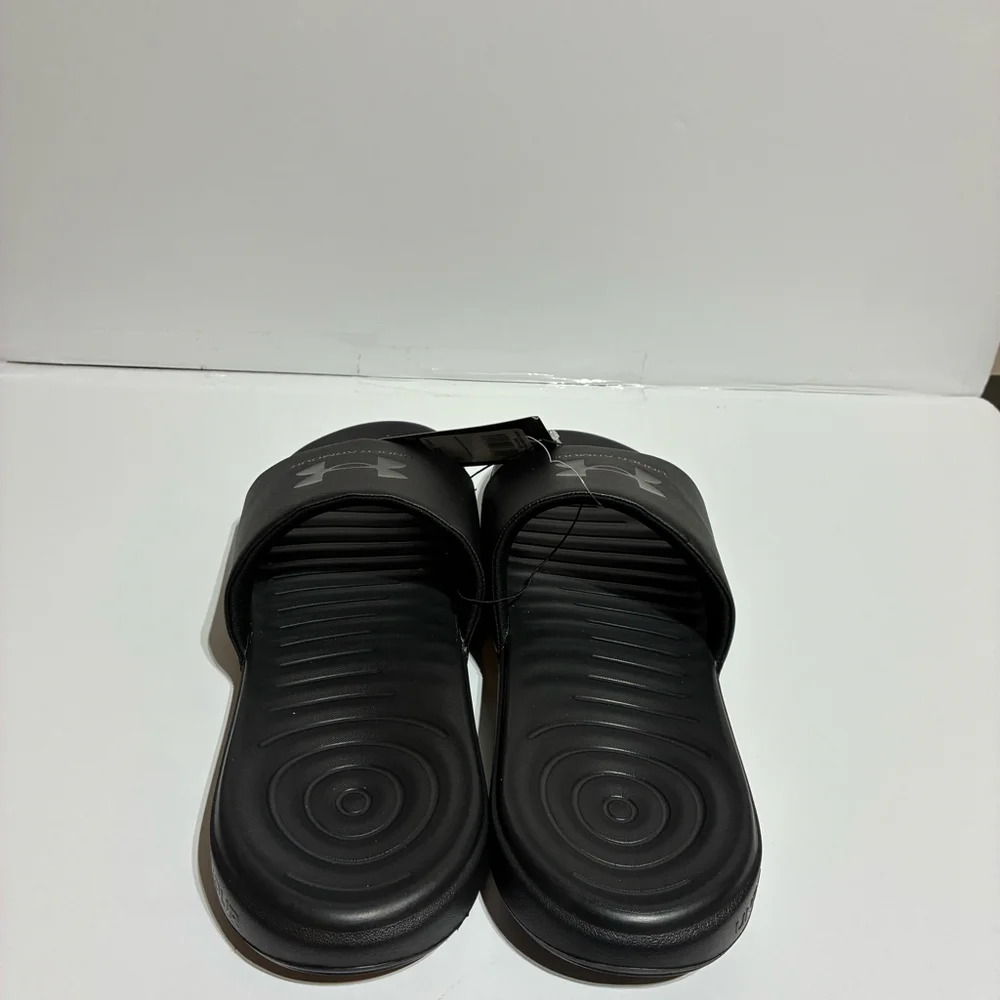 Under Armour Ansa Slides - Black - Size 14 - New
